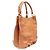 Borsa Bucket in coccodrillo grande Tan Nancy Gonzalez Cammello - vista 2