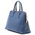Borsa Prada Large Saffiano Lux Promenade blu - vista 2