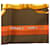 Sciarpa in seta Hermès Coaching 90 marrone  - vista 3