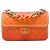 Borsa Chanel Small Quilted Caviar Sunset On The Sea Arancione