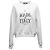 Dolce & Gabbana Grafik-Print Crewneck Sweatshirt Weiß & Schwarz Größe US L