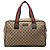 Borsa spolverino Gucci GG Canvas Web beige