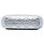Clutch da sera Chanel in agnello trapuntato metallizzato argento - vista 3