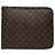 Pochette Documents Portfolio 30 Monogram Louis Vuitton marrone Clutch Bag