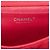 Clutch Chanel CC trapuntata in caviar rosso con borsa a tracolla con catena - vista 5