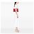Clutch Chanel CC trapuntata in caviar rosso con borsa a tracolla con catena - vista 6