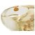 Anello Chanel CC in acrilico e logo placcato oro D'oro - vista 4