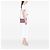 Borsa a tracolla in pelle Peyton rosa Burberry - vista 7
