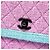 Chanel CC gesteppte Bicolor-Tweed-Schultertasche in Blau - Ansicht 5