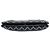 Borsa a tracolla Chanel Quilted Metallic Distressed Lambskin CC Crystal Flap Nera Nero - vista 3