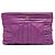 Clutch in nappa plissettata viola Prada Porpora