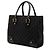 Borsa Gucci GG Canvas Nailhead nera Nero - vista 2