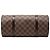 Borsa Louis Vuitton Damier Ebene Papillon 30 marrone - vista 3