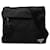 Borsa a tracolla con zip Prada Tessuto nero