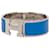 Bracciale Hermès Wide Enamel Clic Clac H PM Blu  - vista 2