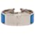 Bracciale Hermès Wide Enamel Clic Clac H PM Blu  - vista 3