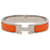 Bracelet Clic H Hermès étroit en émail orange PM  - vue 1