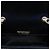 Borsa da notte Gucci Mini Satin Bamboo blu - vista 4