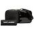 Borsa a tracolla in nylon e vernice nera Saint Laurent Nero - vista 8