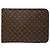 Pasta Executiva Louis Vuitton Monogram Poche Documents Portfolio Marrom