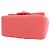 Mini Borsa Chanel Square Classic Lambskin Single Flap Crossbody Rosa - vista 3