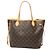 Borsa Tote Louis Vuitton Monogram Neverfull MM marrone