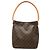 Borsa a tracolla Louis Vuitton Monogram Looping GM marrone