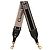 Tracolla regolabile in cotone ricamato nero Dior con anello