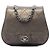 Borsa a tracolla Chanel Small Quilted Calfskin Coco Twin Flap marrone