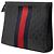 Clutch Gucci Guccissima Web blu - vista 2