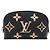 Pochette cosmetici Louis Vuitton Bicolor Monogram Empreinte Giant nero