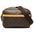 Borsa a tracolla Louis Vuitton Monogram Reporter PM marrone