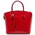 Borsa Louis Vuitton Monogram Vernis Lockit PM rossa Rosso