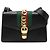 Sac à main Sylvie en cuir de veau Small Web noir Gucci