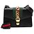 Sac à main Sylvie en cuir de veau Small Web noir Gucci - vue 8