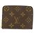 Portamonete Louis Vuitton Monogram Zippy marrone