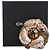 Rosa Chanel CC Metallic Canvas Camellia Brosche Pink - Ansicht 6