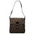 Fendi Zucca Canvas Schultertasche Braun