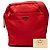 Borsa a tracolla Prada Tessuto con zip rossa Rosso - vista 7