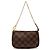 Borsa Louis Vuitton Damier Ebene Mini Pochette Accessoires marrone