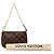 Borsa Louis Vuitton Damier Ebene Mini Pochette Accessoires marrone - vista 8