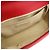 Borsa a tracolla Chanel Medium Boy Flap in agnello trapuntato Chevron e Diamond rosso - vista 3