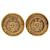 Clip-Ohrringe Rue Cambon Crest vergoldet Gold Chanel Gold Plated Golden  - Ansicht 1