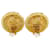 Clip-Ohrringe Rue Cambon Crest vergoldet Gold Chanel Gold Plated Golden  - Ansicht 3