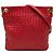 Borsa a tracolla Bottega Veneta Intrecciato in Nappa rossa