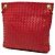 Borsa a tracolla Bottega Veneta Intrecciato in Nappa rossa - vista 2