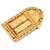 Spilla appuntata 31 Rue Cambon placcata oro Gold Chanel Gold D'oro