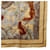 Sciarpa in seta Hermès Casse Noisette 90 Marrone - vista 6