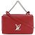 Twist Borsa Lockme II BB in pelle rossa Louis Vuitton Rosso