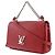 Twist Borsa Lockme II BB in pelle rossa Louis Vuitton Rosso - vista 2